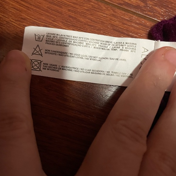 Purple crew neck sweater. Alcott knitwear. Size XS - Picture 5 of 6